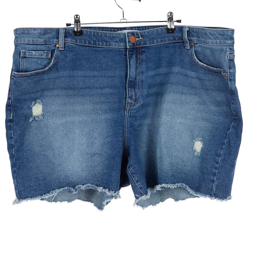 Lane Bryant Mid-Rise Boyfriend Midi Jean Shorts - 22W